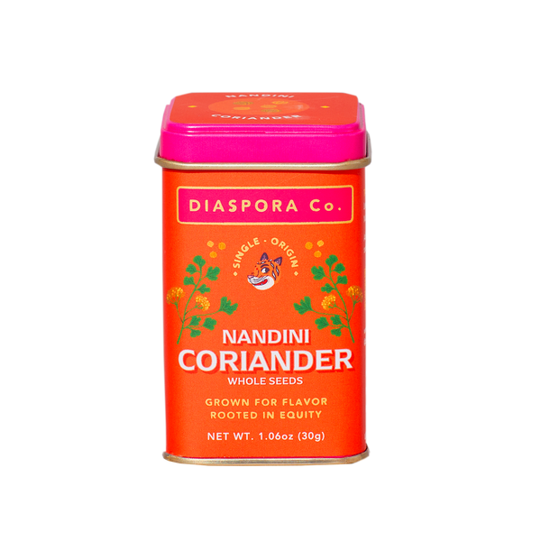 Diaspora Spice Co. - Nandini Coriander (Whole Seeds) - Single-Origin Spice: 30g Everyday Tin