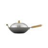 HIC - Harold Import Co. - Helen's Asian Kitchen Carbon Steel Stir Fry Pan With Lid
