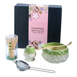 Urban Tokyo - 5 Piece Ceremonial Matcha Bowl Whisk Stand Strainer and Scoop Set (1/24)