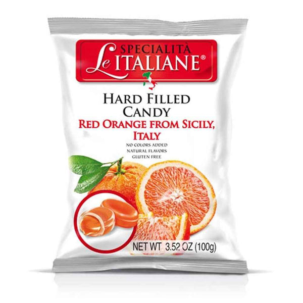 Fine Italian Food - Le Specialità Italiane Candy with Red Orange, 3.52 oz.