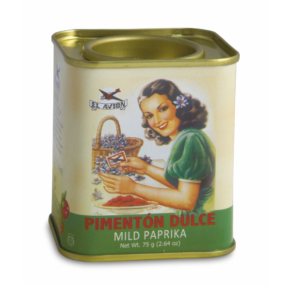 The French Farm - El Avion Sweet Paprika Vintage Tin 2.65oz