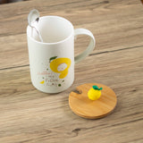 Urban Tokyo - Lemon 12oz Mug With Lid and Spoon (10/30)