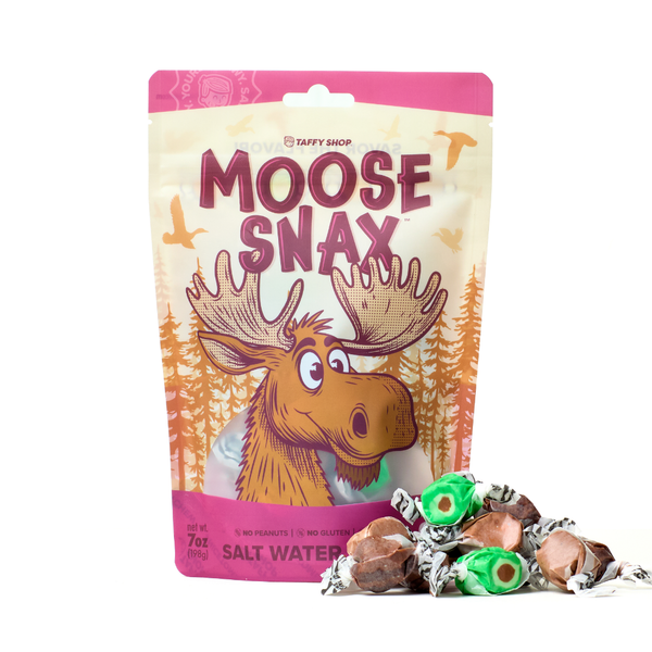 Taffy Shop - Moose Snax Salt Water Taffy Bag (7oz)
