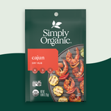 Simply Organic - Cajun Dry Rub, Certified Organic, Kosher, Gluten Free