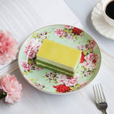 Brew To A Tea - BTaT Floral Dessert Plates Set of 6, 8-Inch Deep