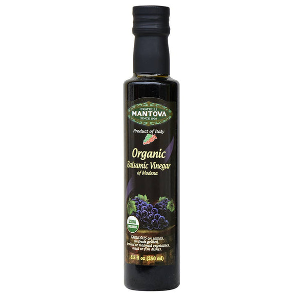 Fine Italian Food - Mantova Organic Balsamic Vinegar of Modena PGI, 8.5 fl. oz.