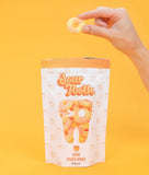 Sour Tooth - Sour Peach Rings — 4oz Chewy Candy, Spanish Import