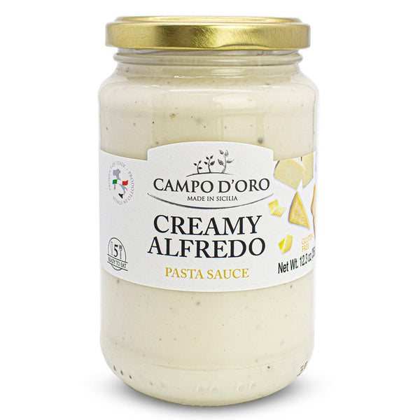 Wholesale Italian Food - Campo D'Oro  Creamy Alfredo Pasta Sauce.: 1 Unit (24 oz)