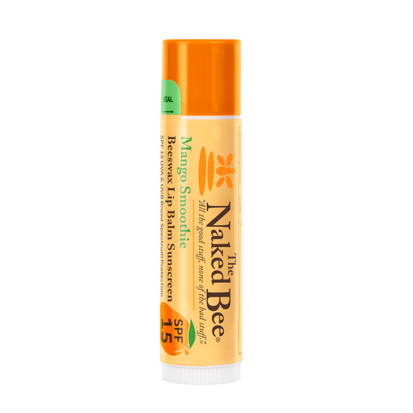 The Naked Bee - Mango Smoothie SPF 15 Beeswax Lip Balm
