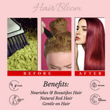 PRIDE INDIA BRANDS - Hair Bloom Natural Red Hair Color 12 sachets (10gm)