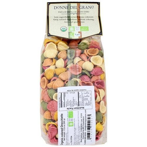 M5 Corporation - Organic Little Ears(Orecchiette) Colored Pasta-17.6oz ...