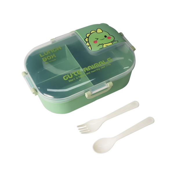 Urban Tokyo - Dinosaur Lunch Box with Spoon and Fork (1/24)