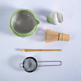 Urban Tokyo - 5 Piece Ceremonial Matcha Bowl Whisk Stand Strainer and Scoop Set (1/24)