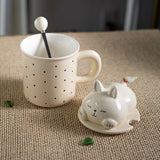 Urban Tokyo - Rabbit 13oz Mug With Lid and Glass Straw (10/30)