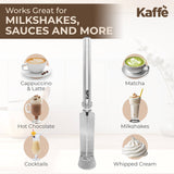 Kaffe - Kaffe Handheld Milk Frother with Stand: Black