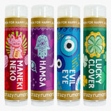 Crazy Rumors - Happy Juju-Lucky Clover Lip Balm Hangcard