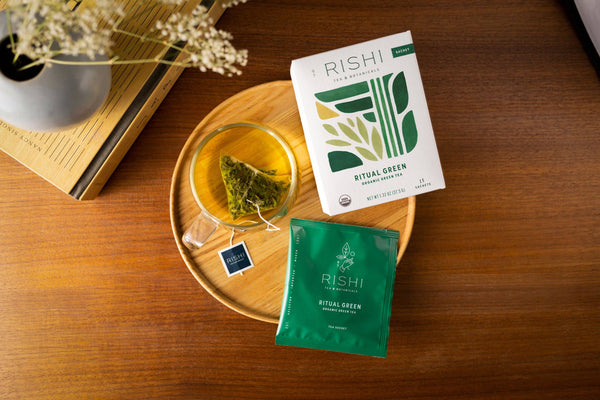 Rishi Tea & Botanicals - Ritual Green Organic Green Tea Sachets