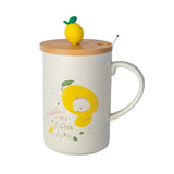 Urban Tokyo - Lemon 12oz Mug With Lid and Spoon (10/30)