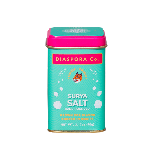 Diaspora Spice Co. - Surya Salt (Fine Powder) - Single-Origin Spice: 90g Everyday Tin