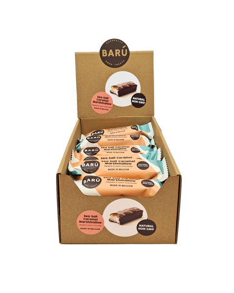 Belgium's Chocolate Source - Baru Dark Chocolate Marshmallow with Nutty Sea Salt Caramel
