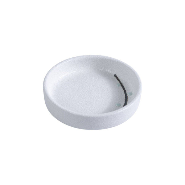 Urban Tokyo - Yukino Hana Porcelain 2oz 3.25"D Round Straight Edge Sauce Dish (12/120)