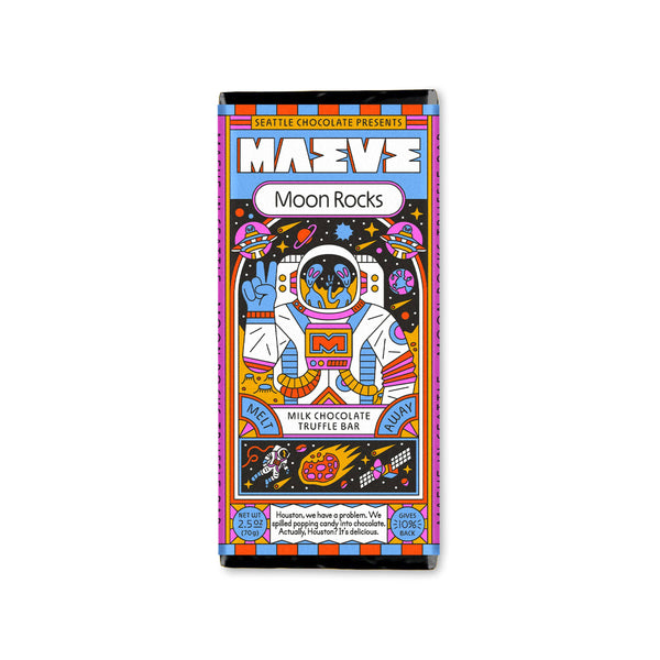 Seattle Chocolate Presents Maeve - Moon Rocks Truffle Bar