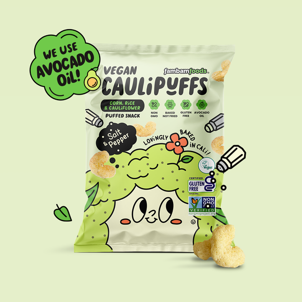 CauliPuffs - CauliPuffs Vegan Salt & Pepper (12pk) Large Bags