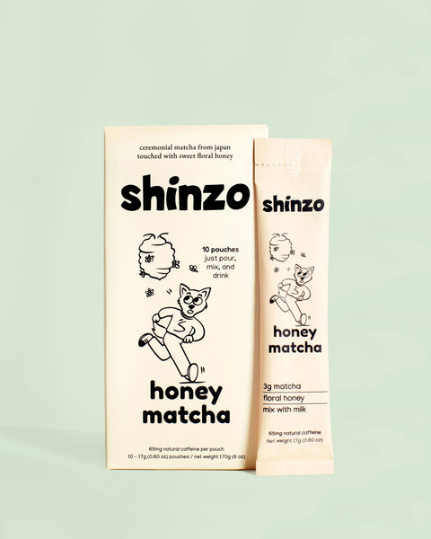 Shinzo Matcha - Honey Matcha: 10 Pouches