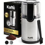 Kaffe - Kaffe Electric Blade Coffee Grinder w/ Removable Cup (4.5oz): Black
