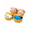 Funteze - Colorful Dumpling Squishy with Steamer: ASSORTED COLOR / ONE SIZE(24)