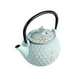 Urban Tokyo - 10oz Cast Iron Tea Pot Honeycomb Mint Green (1/12)