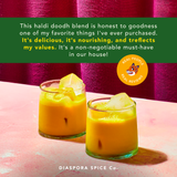 Diaspora Spice Co. - Golden Milk (Spice Blend) - For Turmeric Lattes & Baking: 45g Everyday Tin