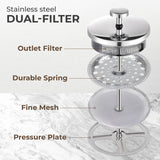 Kaffe - Kaffe French Press Coffee Maker. Double-Wall Glass (0.8L)