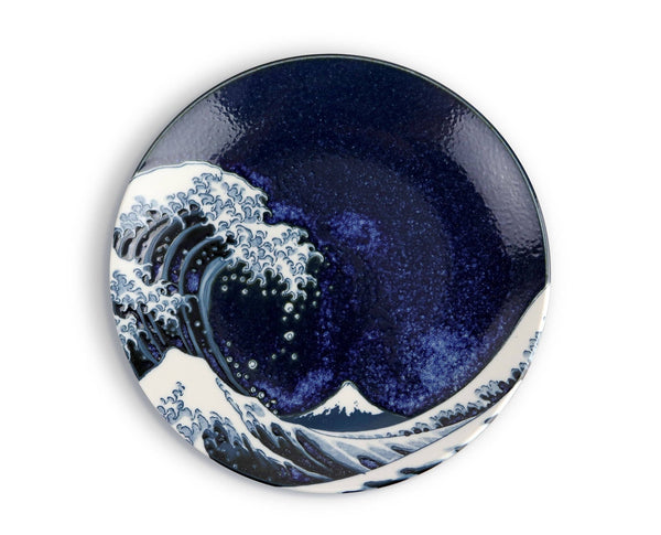 Urban Tokyo - Kanagawa Great Wave 7.25"Dia Porcelain Appetizer Salad Plate JP (6/60)