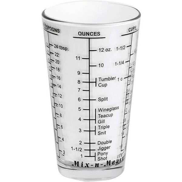 HIC - Harold Import Co. - Kolder Glass Mix-In-Measure, 2 Cup