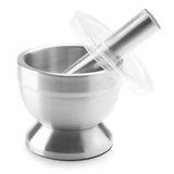 HIC - Harold Import Co. - HIC Kitchen Stainless Steel Mortal And Pestle With Cover