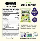 CauliPuffs - CauliPuffs Vegan Salt & Pepper (12pk) Large Bags