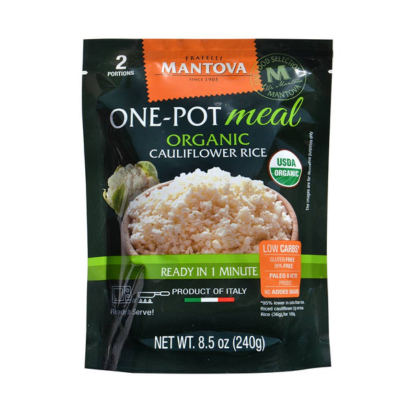 Fine Italian Food - Mantova Organic Cauliflower Rice, 8.5 oz.