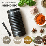 Kaffe - Kaffe Electric Coffee Grinder w/ Cleaning Brush - 3.5oz