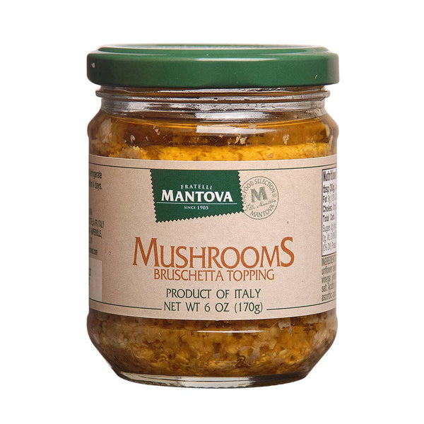Fine Italian Food - Mantova Mushroom Bruschetta, 6 oz.