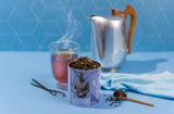 JusTea - Cream Earl Grey Tin & Spoon - Organic, Fair-Trade, Black Tea