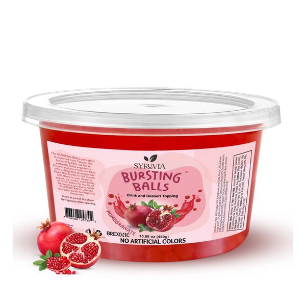 Syruvia - 1 LB Pomegranate Flavored Popping Boba