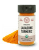 Pure Indian Foods - Lakadong Turmeric (High Curcumin >7%), Certified Organic: 2.3 oz Glass Bottle