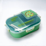 Urban Tokyo - Dinosaur Lunch Box with Spoon and Fork (1/24)