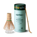 Aprikalife - Matcha Whisk & Holder Set, Traditional Handmade Matcha Kit