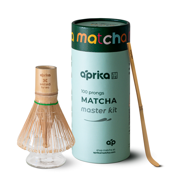 Aprikalife - Matcha Whisk & Holder Set, Traditional Handmade Matcha Kit