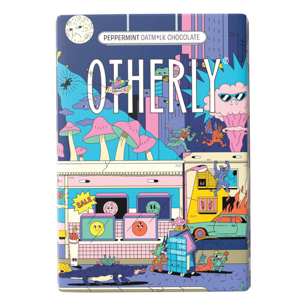 OTHERLY: OATM*LK CHOCOLATE [No duties when shipping to US!] - Peppermint Oatm*lk Chocolate Bar 120g | Vegan | Creamy