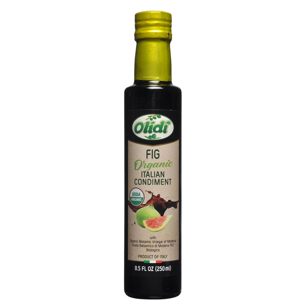 Fine Italian Food - Olidi Organic Fig Balsamic Condiment PGI, 8.5 fl. oz.