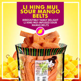 Snack Hawaii - Li Hing Mui Sour Mango Belts: 2.7 oz