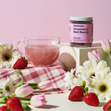 Lake & Oak Tea Co. - Strawberry Beet Beauty- Superfood Tea Blend: Retail Glass Jar